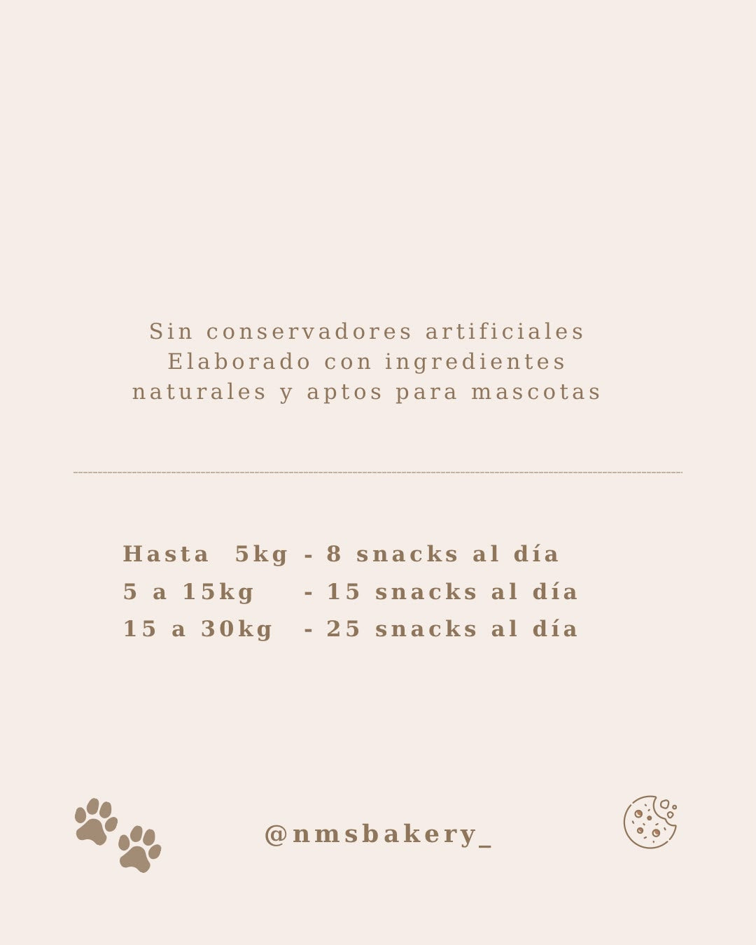 Nala & Mate's Bakery - Galletas para perro 40gr