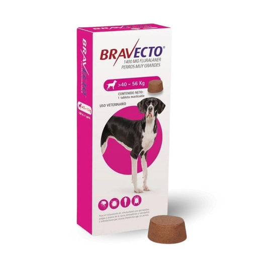 Bravecto - 1 Tableta - para Perro Grande 40 a 56 kg