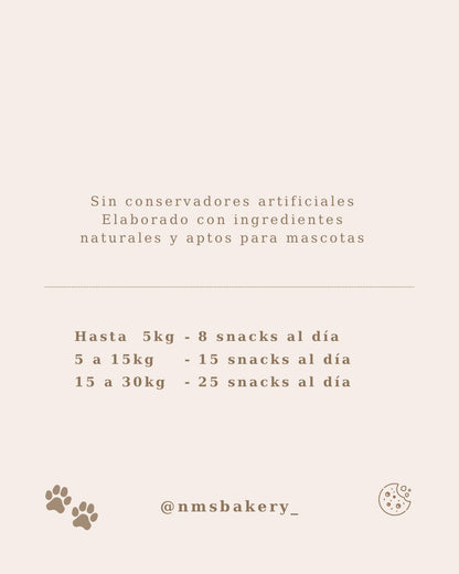Nala & Mate's Bakery - Galletas para perro 40gr