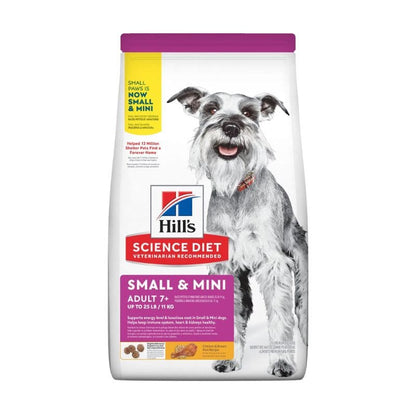 Hill's Receta Pollo y Arroz integral para Perro Adulto 7+ Small & Mini