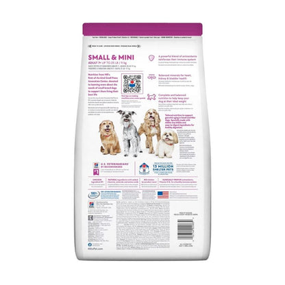 Hill's Receta Pollo y Arroz integral para Perro Adulto 7+ Small & Mini