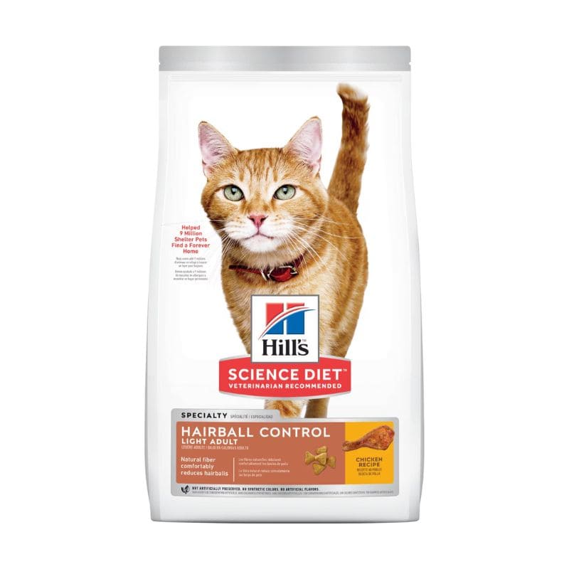 Hill's Hairball Control Light Receta Pollo para Gato