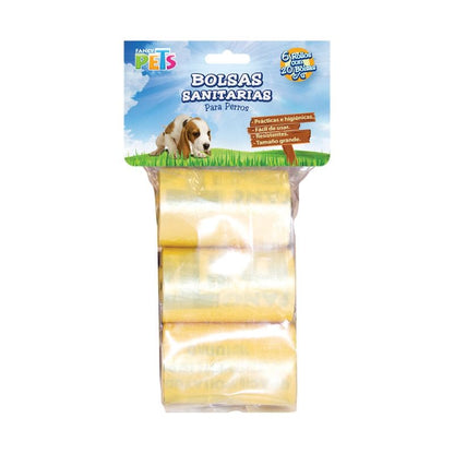 Bolsas Sanitarias - 3 Rollos - 60 pz