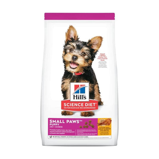 Hill's Receta Harina de pollo, Cebada y Arroz integral para Cachorro Small Paws