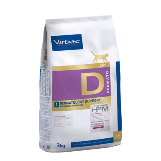 Virbac Cat Dermatology Support-Soporte de la piel y el pelo