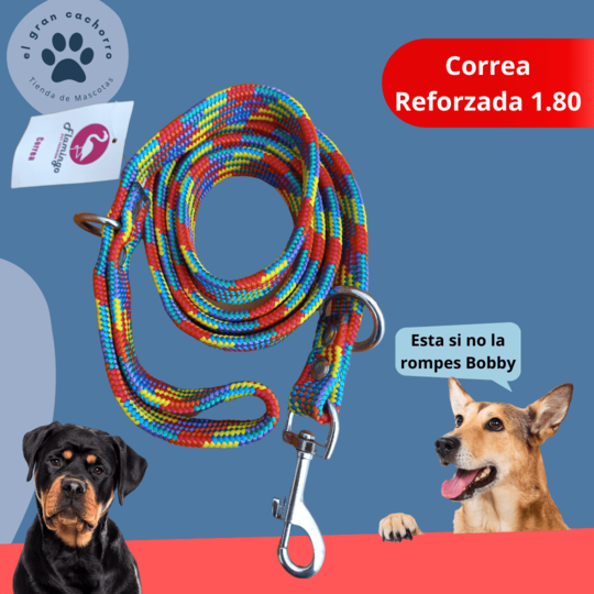 Correa reforzada 1.80 mts varios estilos