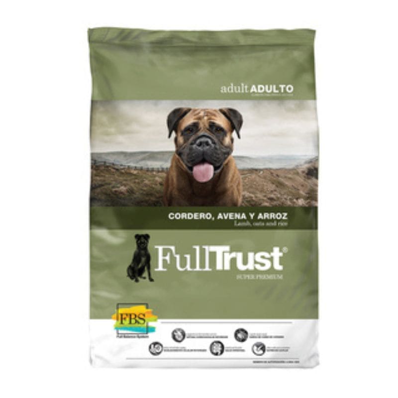 FullTrust - Perro Adulto Receta Cordero, Avena y Arroz