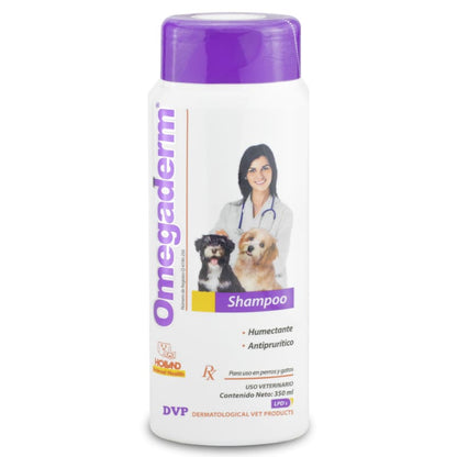 Holland Omegaderm - Shampoo Humectante y Antiprurítico 350 ml