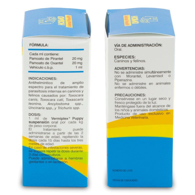 Holland Vermiplex Puppy - Suspensión Antiparasitario para Mascota