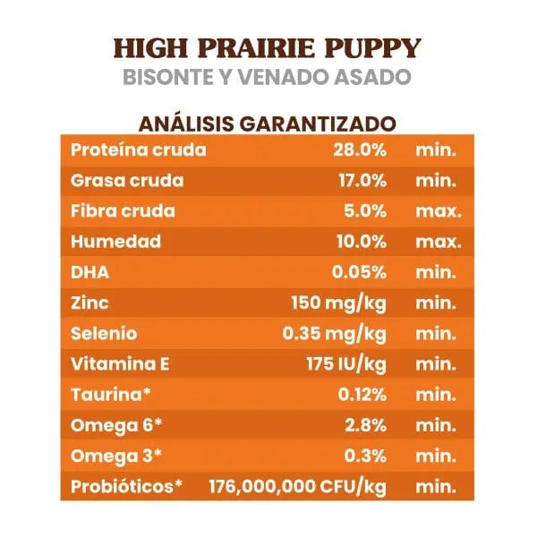 High Praire Puppy (Bisonte y Venado Asado)