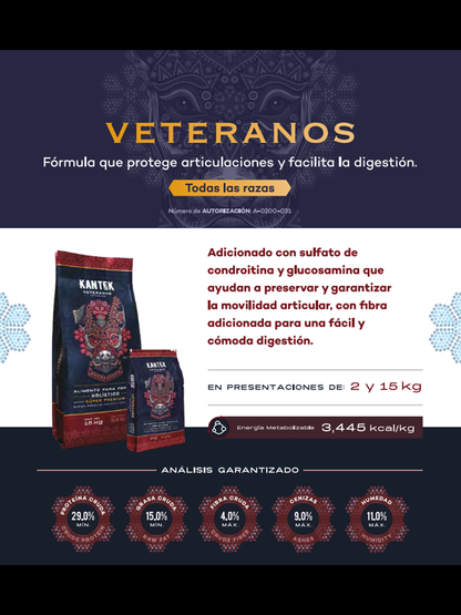 Kantek Veteranos Alimento Holístico Super Premium