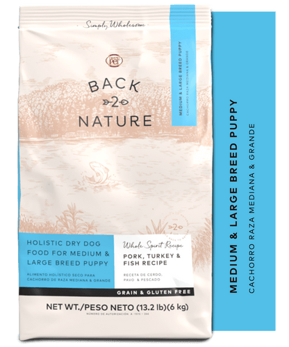 Back 2 Nature Puppy Raza Mediana y Grande