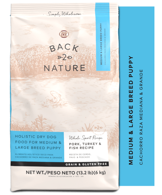 Back 2 Nature Puppy Raza Mediana y Grande