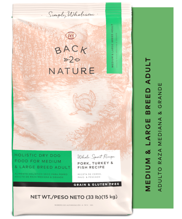 Back 2 Nature Adulto Raza Mediana y Grande