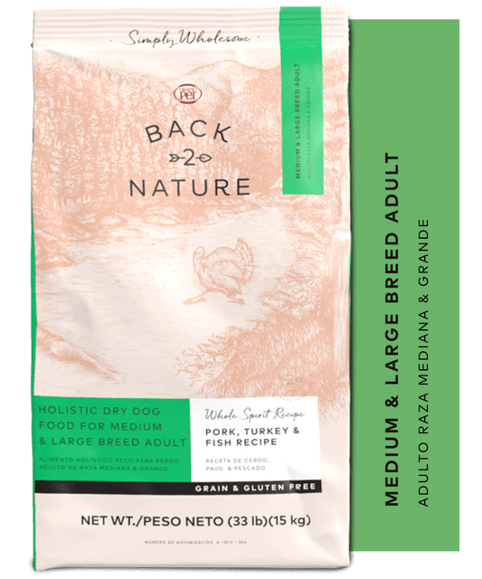Back 2 Nature Adulto Raza Mediana y Grande