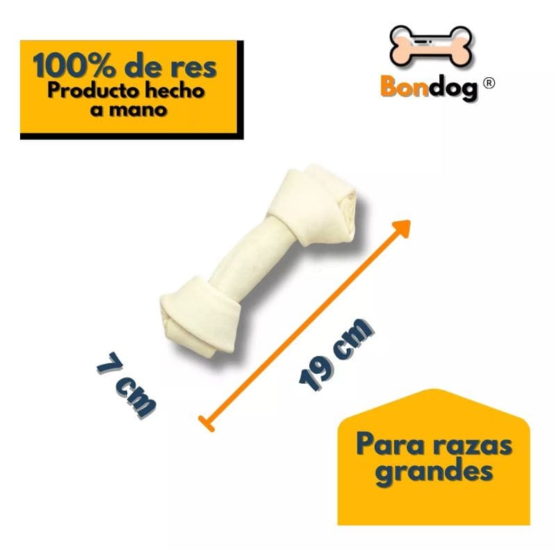 Premios Raza Mediana Hueso De Carnaza 20cm