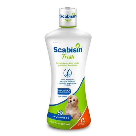 Scabisin Fresh - Shampoo dermatológico. 350ml