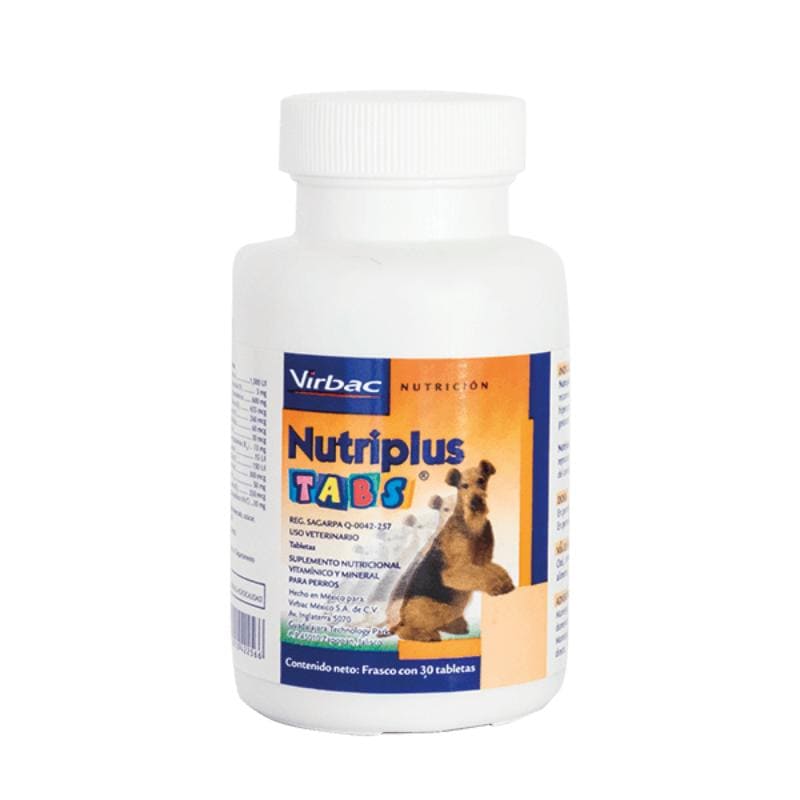 Virbac - Nutriplus TABS Suplemento Nutricional 30 Tabs