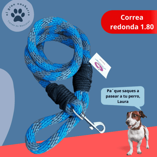 Correa redonda 1.80 mts varios estilos