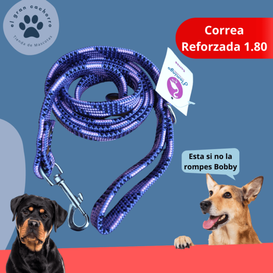 Correa reforzada 1.80 mts varios estilos