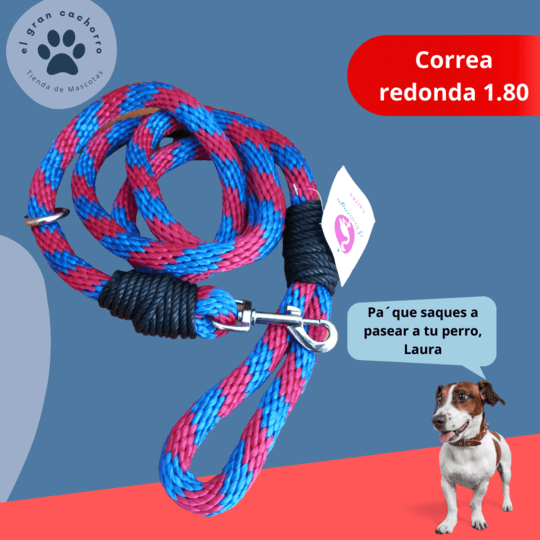 Correa redonda 1.80 mts varios estilos