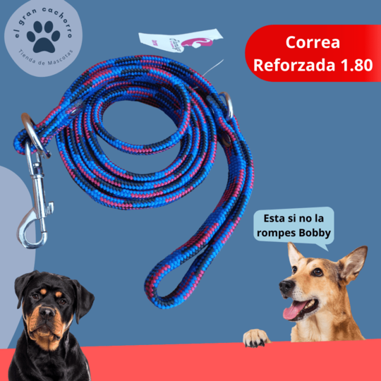 Correa reforzada 1.80 mts varios estilos