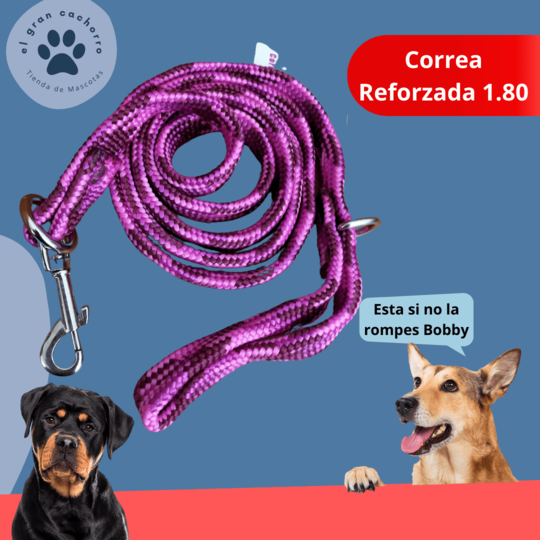 Correa reforzada 1.80 mts varios estilos